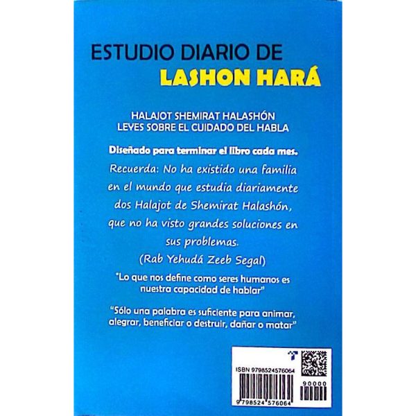 Estudio Diario De Lashon Hara