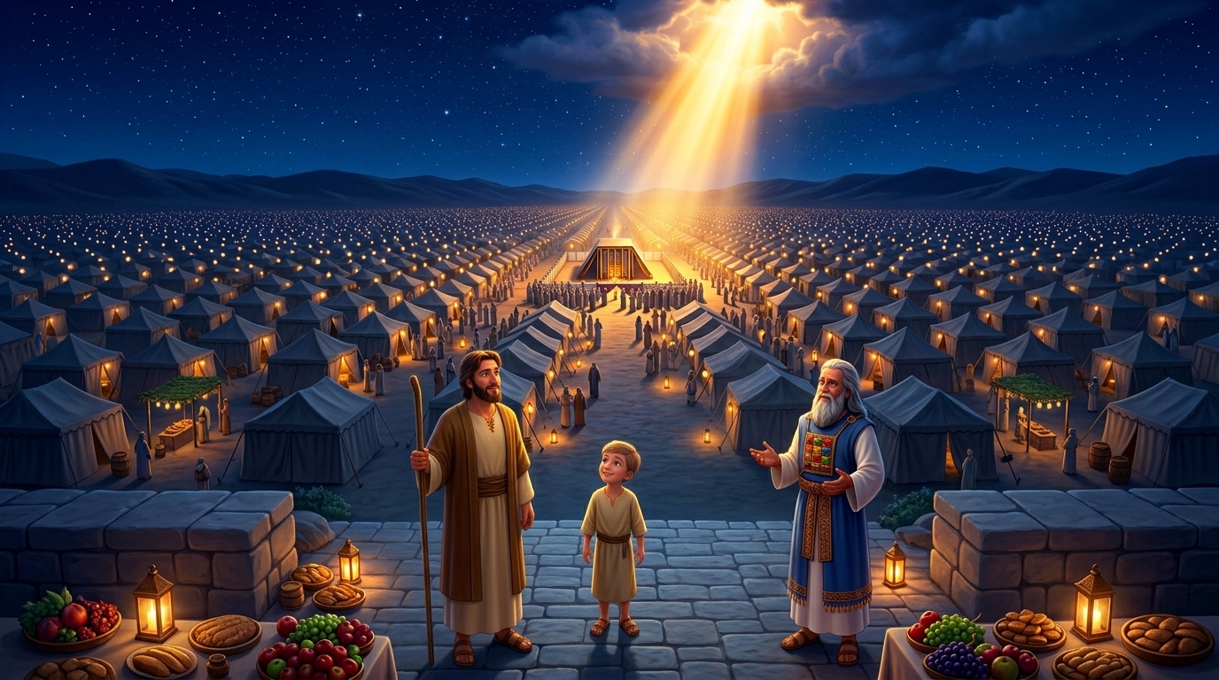 Historia biblica para niños Sheminí Atzeret