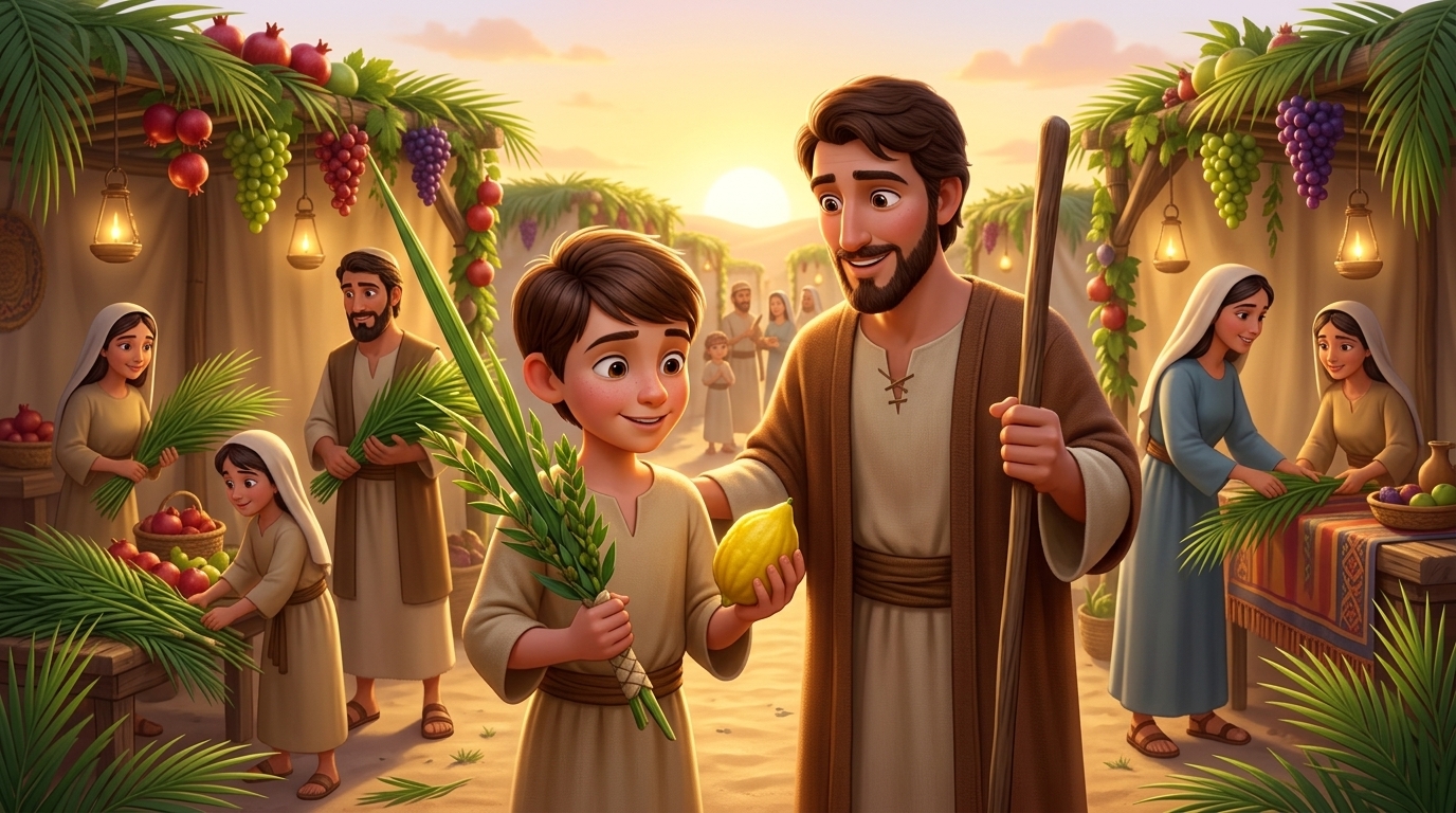 Historia biblica niños sukkot