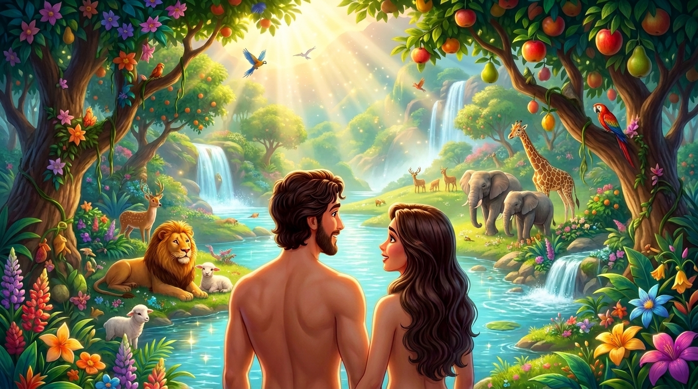 Historia biblica para niños genesis