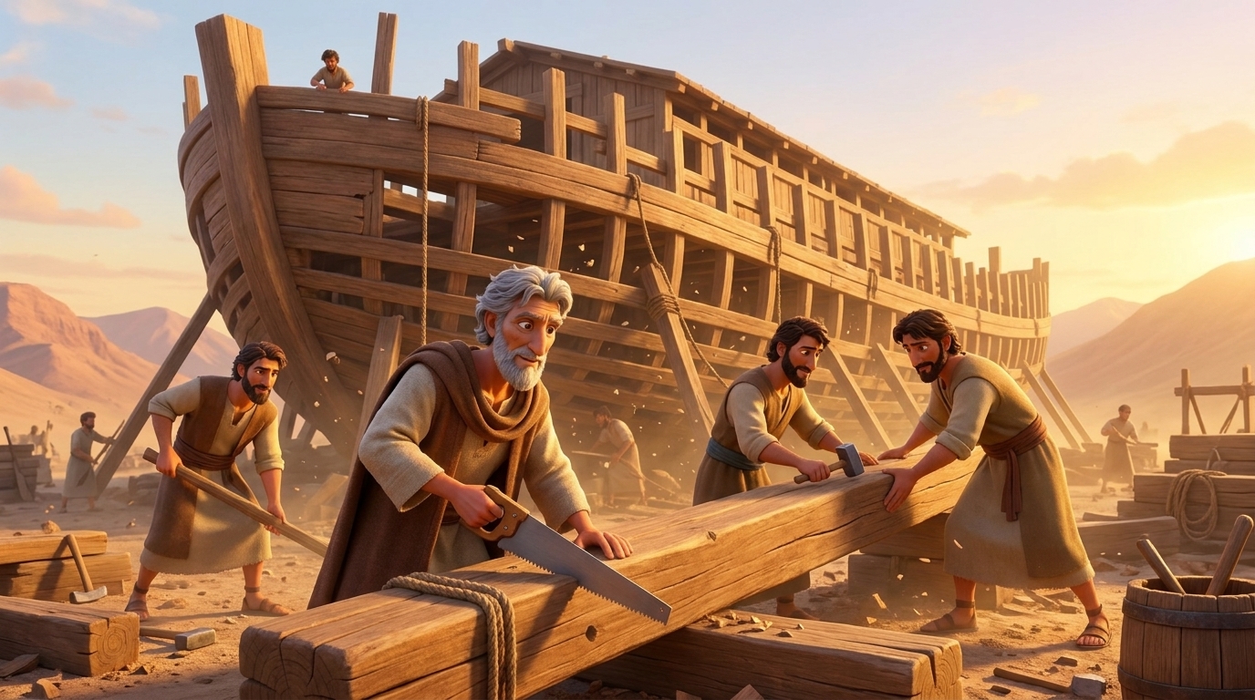Historias biblicas Nóaj para niños